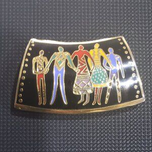 Laurel Burch La Familia Slide Necklace pendant